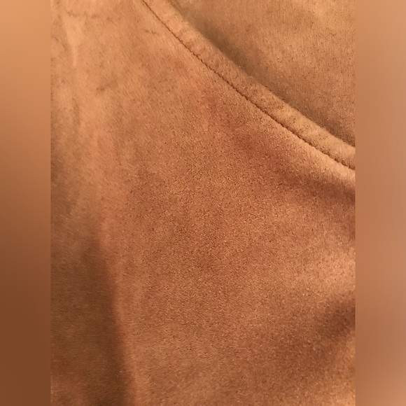 NWOT 2 Faux Suede Tops - Picture 2 of 5